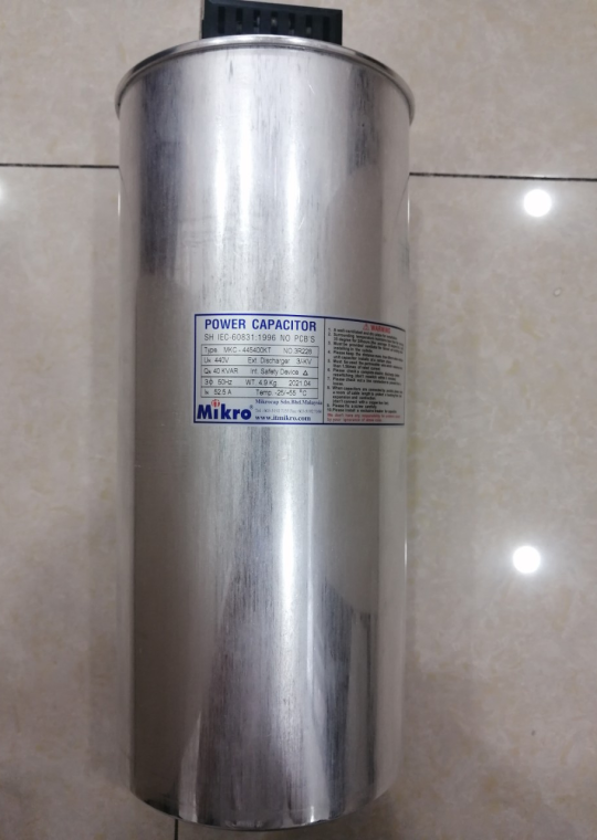 Tụ bù khô MIKRO 3P 40KVAr 440V ( MKC-445400KT )