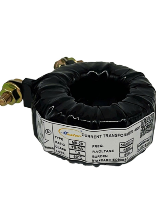 Biến dòng đo lường MASTER băng quấn MR 75/5A CL3 5VA ( MR-28 )