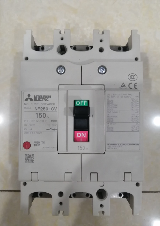 MCCB MITSUBISHI 3P 150A 25kA ( NF250-CV )