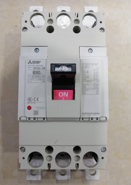 MCCB MITSUBISHI 3P 630A 50kA ( NF630-SW )
