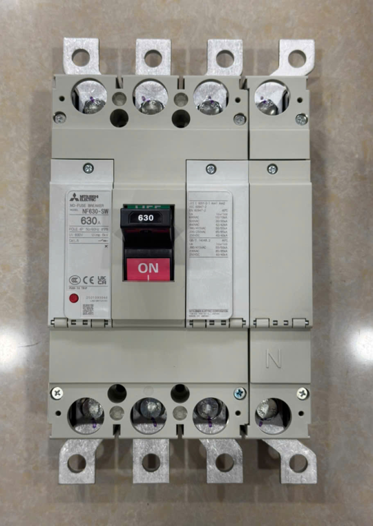 MCCB MITSUBISHI 4P 630A 50kA ( NF630-SW )