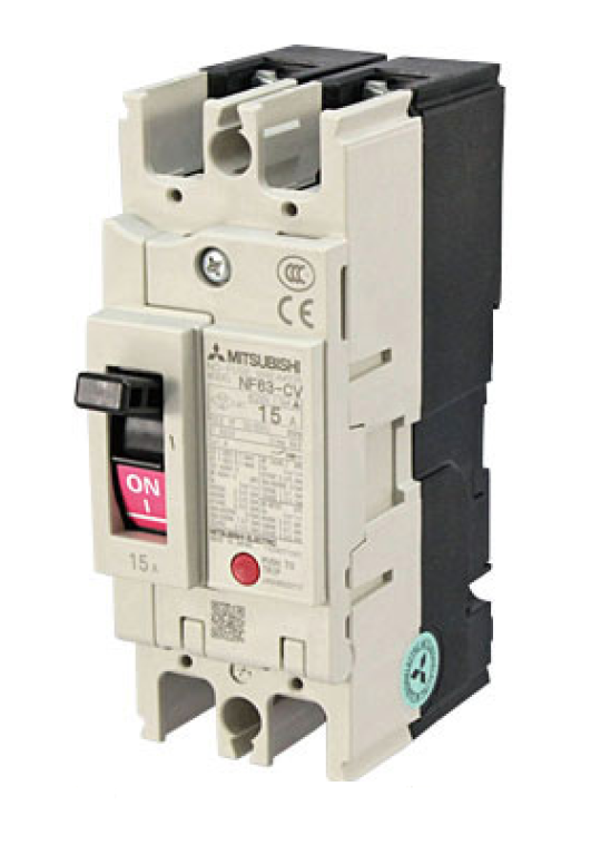 MCCB MITSUBISHI 2P 25A 15kA ( NF63-SV )