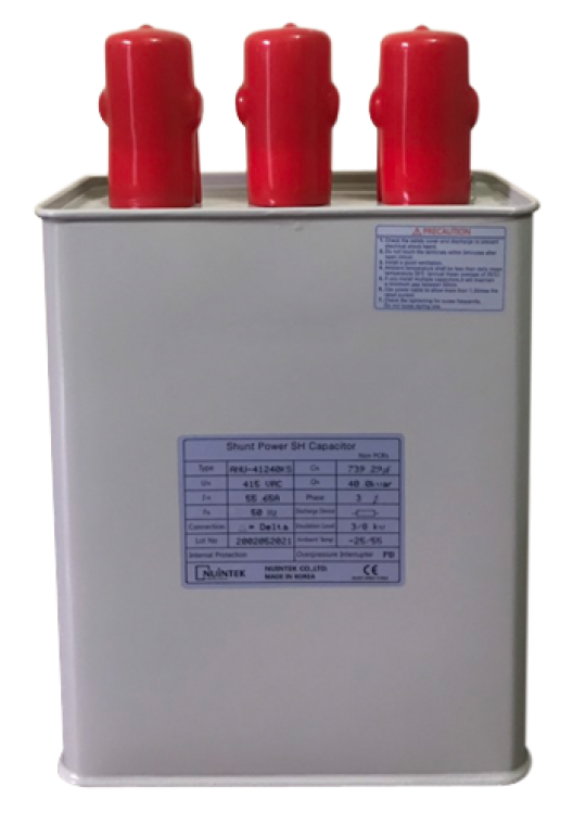 Tụ bù dầu NUINTEK 3P 40KVAr 415V ( ANU-41240KS )