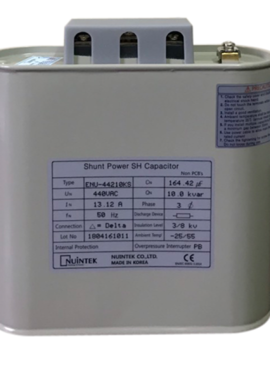 Tụ bù dầu NUINTEK 3P 10KVAr 440V ( ENU-44210KS )