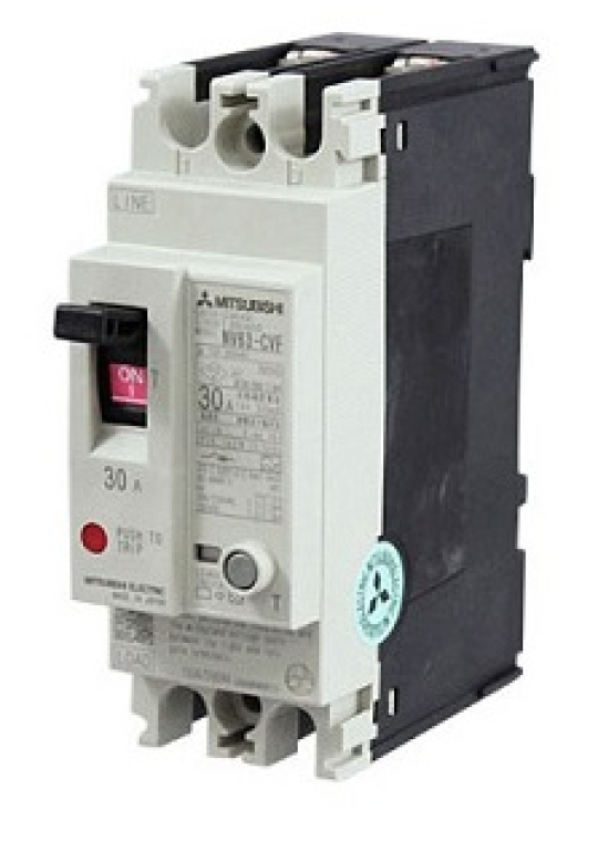ELCB MITSUBISHI 2P 20A 15kA 30mA ( NV63-SV )