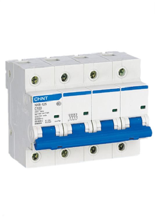 MCB CHINT 4P 100A 10kA ( NXB-125 )