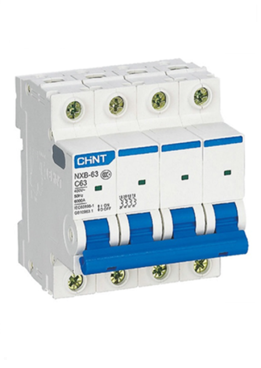 MCB CHINT 4P 20A 6kA ( NXB-63 )