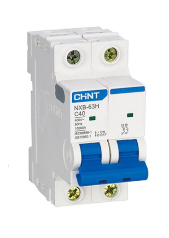 MCB CHINT 2P 40A 10kA ( NXB-63H )