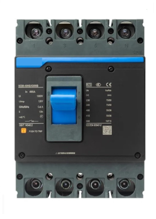 MCCB CHINT 4P 315A 50kA ( NXM-400S/4300B )