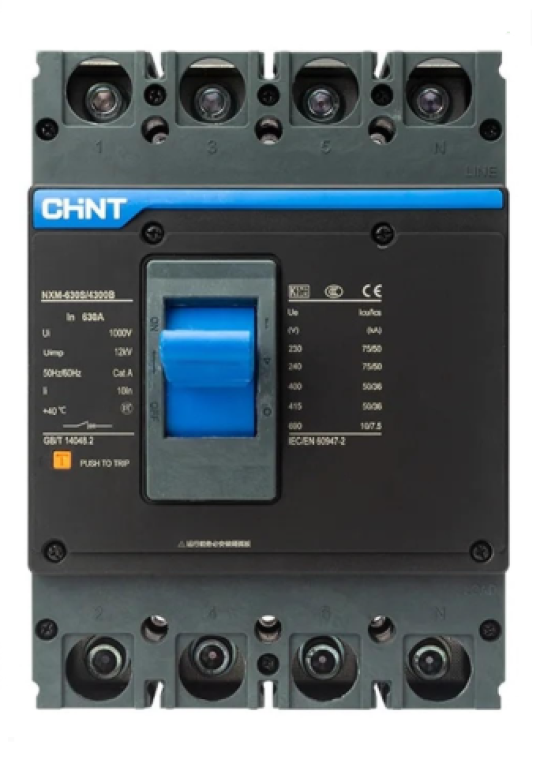 MCCB CHINT 4P 1000A 50kA ( NXM-1000S/4300B )