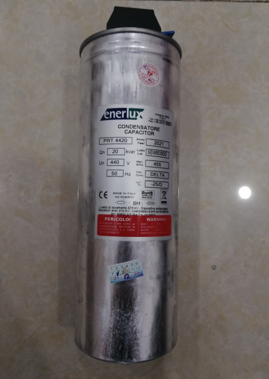 Tụ bù khô ENERLUX 3P 20KVAr 440V ( PRT.4420 )
