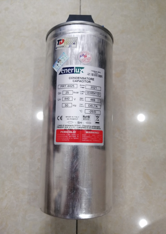 Tụ bù khô ENERLUX 3P 25KVAr 440V ( PRT.4425 )