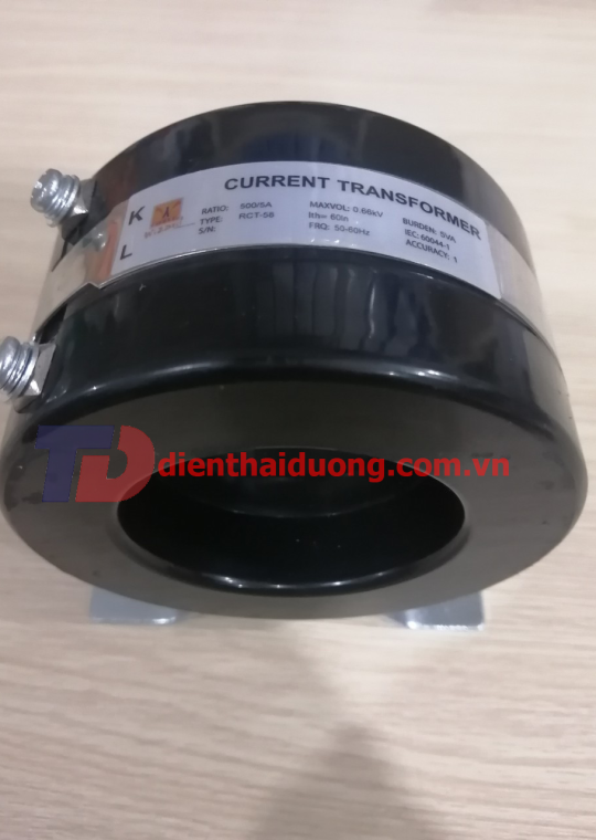 Biến dòng đo lường CNC loại tròn RCT 500/5A CL1 5VA ( RCT-58 )