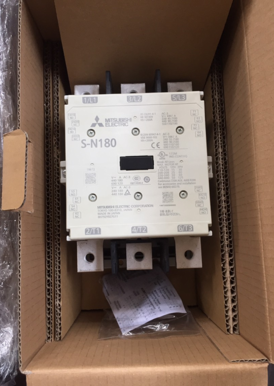 CONTACTOR MITSUBISHI 3P 180A ( S-N180 )