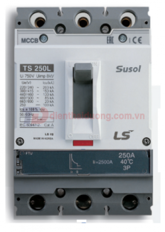 MCCB LS 3P 125A 50kA ( TS250N FTU250 )