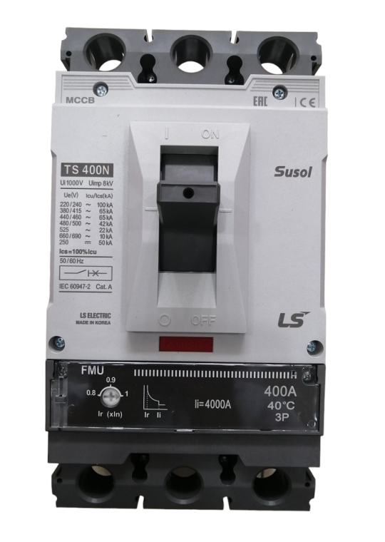 MCCB LS 3P 300A 65kA chỉnh dòng 0.8-0.9-1.0 x In ( TS400N FMU400 )