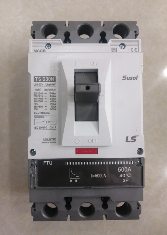 MCCB LS 3P 500A 65kA ( TS630N FTU630 )
