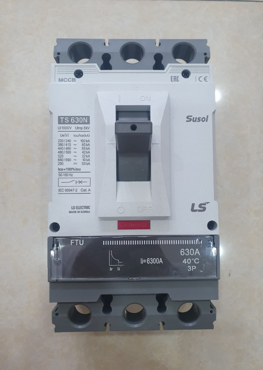 MCCB LS 3P 630A 65kA ( TS630N FTU630 )