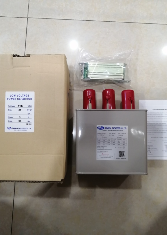 Tụ bù dầu SAMWHA 3P 25KVAr 415V ( SMB-4150250KT )