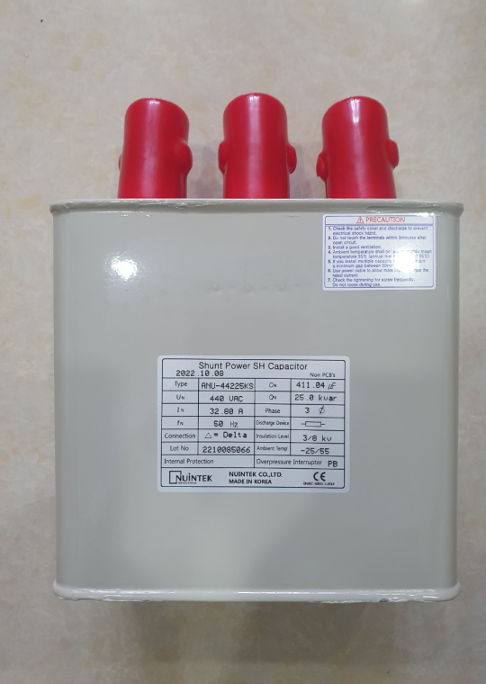 Tụ bù dầu NUINTEK 3P 25KVAr 440V ( ANU-44225KS )
