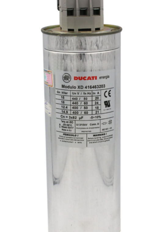 TỤ BÙ KHÔ DUCATI 3P 15KVAr 415V ( SD416469220 )