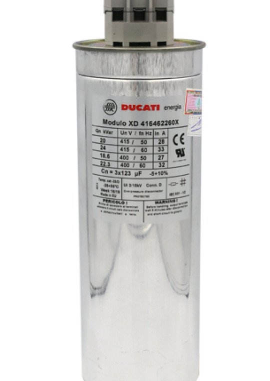 TỤ BÙ KHÔ DUCATI 3P 20KVAr 415V ( SD416469230 )