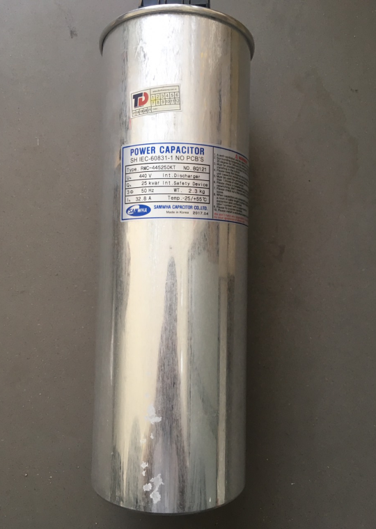 Tụ bù khô SAMWHA 3P 25KVAr 440V ( RMC-4450250KT )