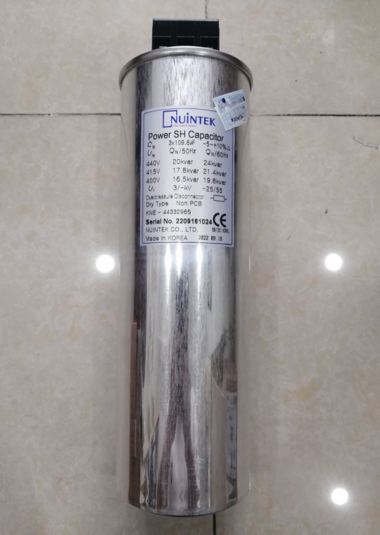 Tụ bù khô NUINTEK 3P 20KVAr 440V ( KNE-4433296S )