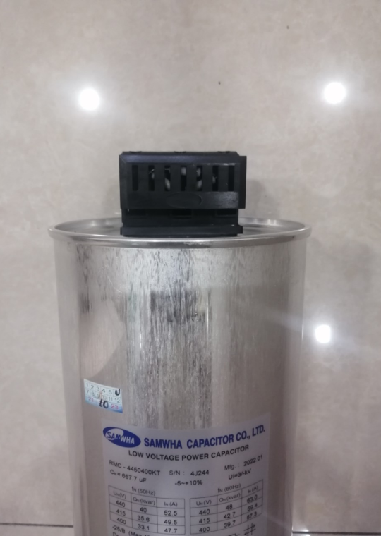 Tụ bù khô SAMWHA 3P 40KVAr 440V ( RMC-4450400KT )