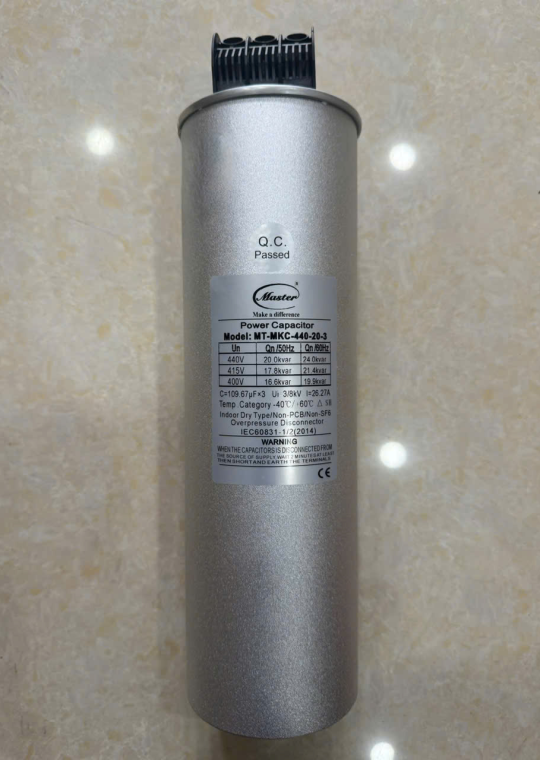 Tụ bù tròn MASTER 3P 20KVAr 440V ( MT-MKC-440-20-3 )