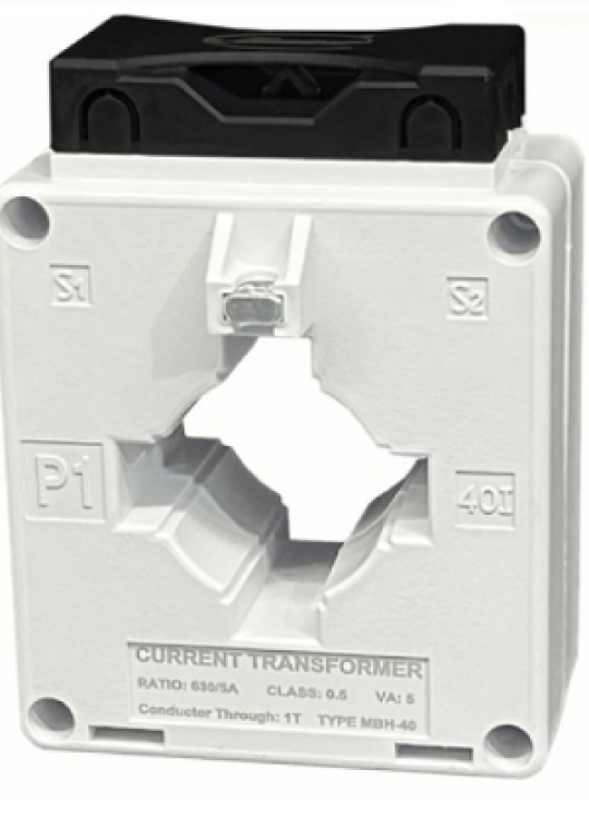 Biến dòng đo lường MASTER hộp nhựa MBH 630/5A CL0,5 5VA ( MBH-40 )