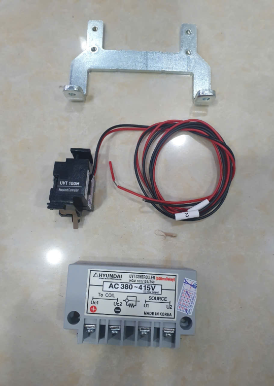 Cuộn bảo vệ thấp áp UVT Coil HYUNDAI cho MCCB dòng HGM100/125/250 ( UVT10GM )