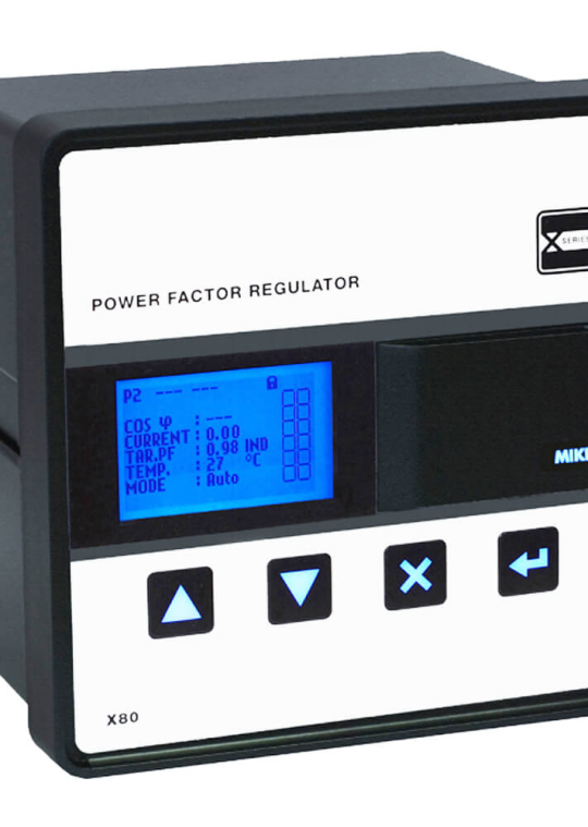 Bộ điều khiển tụ bù 08 cấp MIKRO X80-PFR80P3-240- 50 ( 8 cấp 3CT ) 