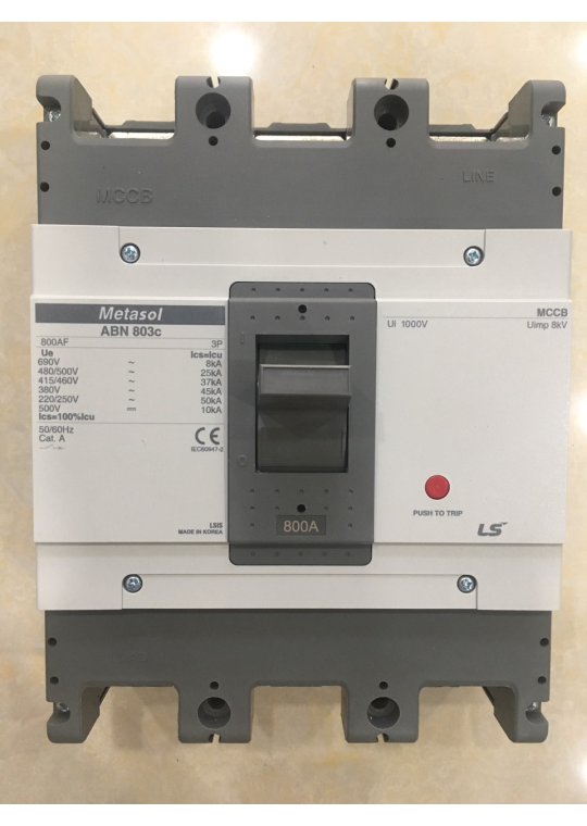 MCCB LS 3P 800A 45kA ( ABN803c )