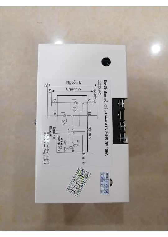 Bộ chuyển nguồn ATS VITZRO 21HS 2P 100A ( 25010HS )
