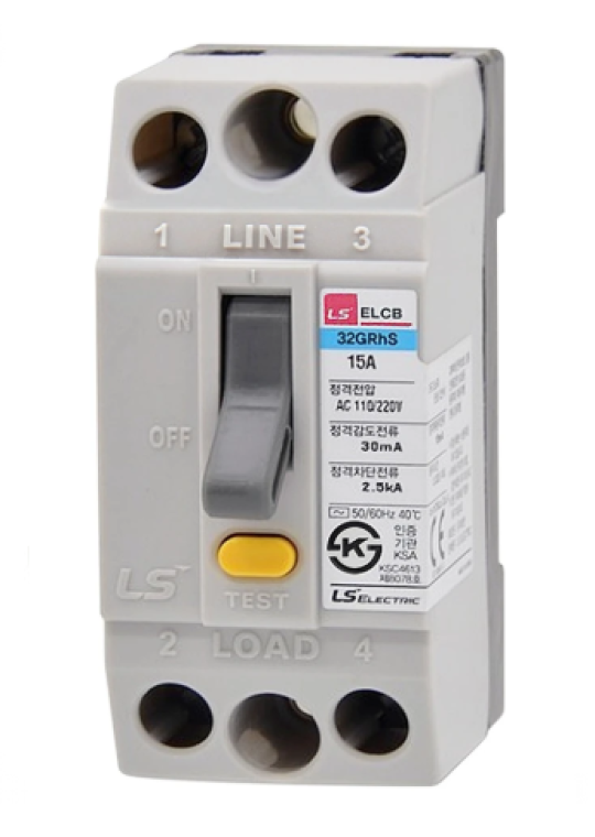 ELCB LS 2P 15A 2.5kA 30mA ( 32GRhS )