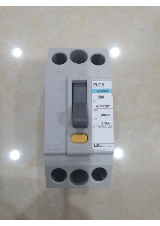 ELCB LS 2P 20A 2.5kA 30mA ( 32GRhS )