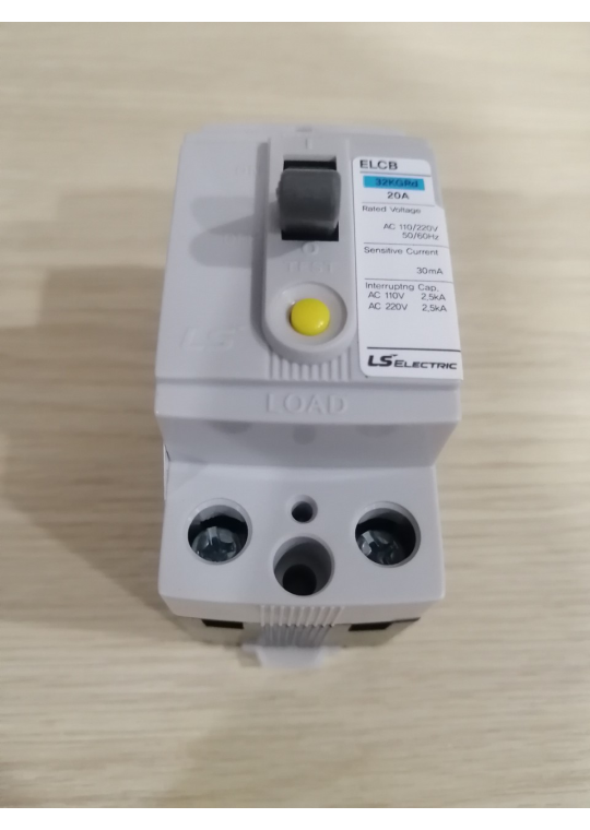 ELCB LS 2P 20A 2.5kA 30mA ( 32KGRd )