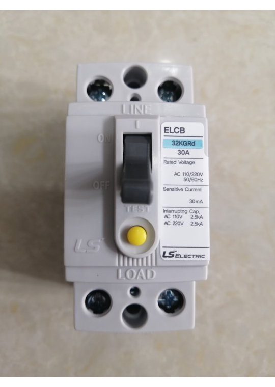 ELCB LS 2P 30A 2.5kA 30mA ( 32KGRd )