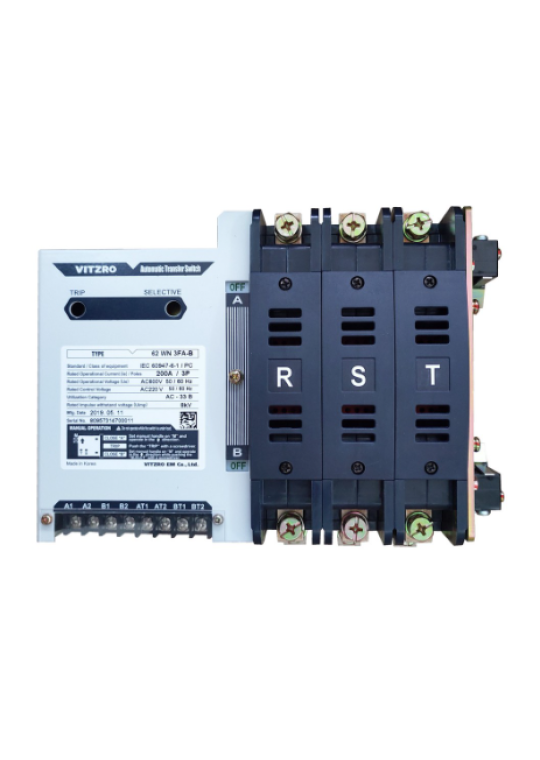  Bộ chuyển nguồn ATS VITZRO VAT-62WN 3P 200A ( B60020WN )