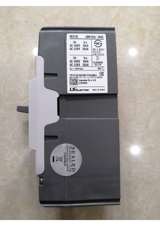 MCCB LS 2P 100A 35kA ( ABN102c )
