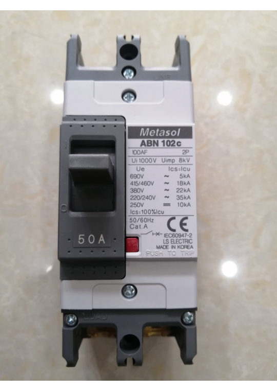 MCCB LS 2P 50A 35kA ( ABN102c )