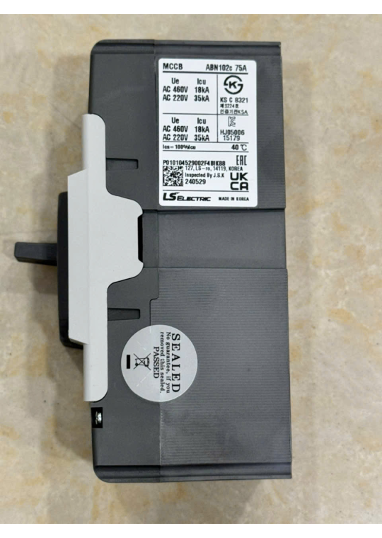 MCCB LS 2P 75A 35kA ( ABN102c )