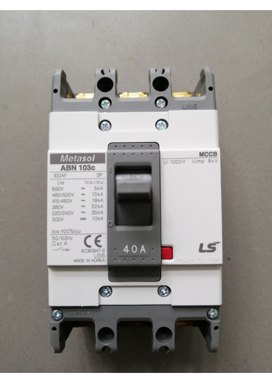 MCCB LS 3P 40A 22kA ( ABN103c )