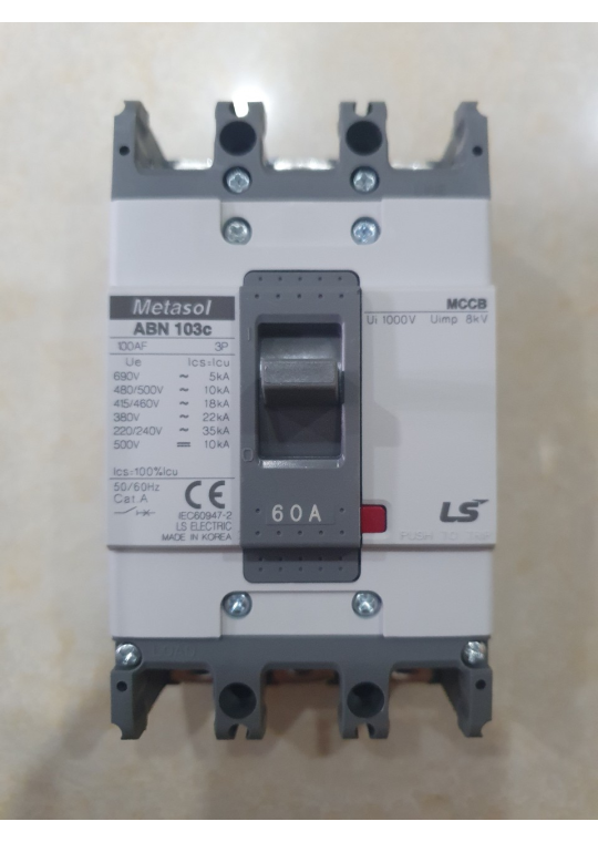 MCCB LS 3P 60A 22kA ( ABN103c )