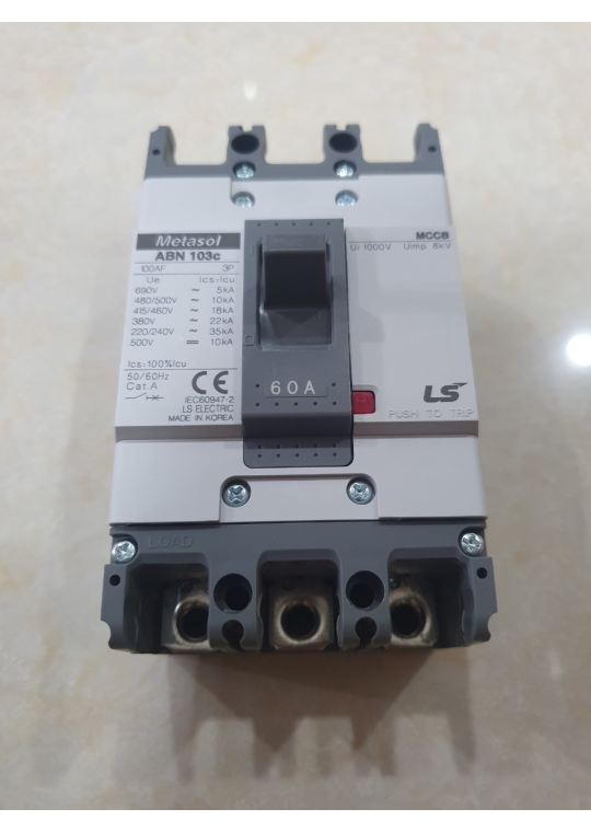 MCCB LS 3P 60A 22kA ( ABN103c )