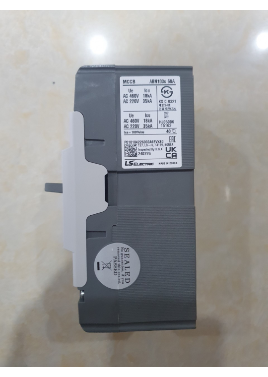 MCCB LS 3P 60A 22kA ( ABN103c )