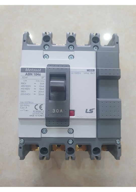 MCCB LS 4P 30A 22kA ( ABN104c )