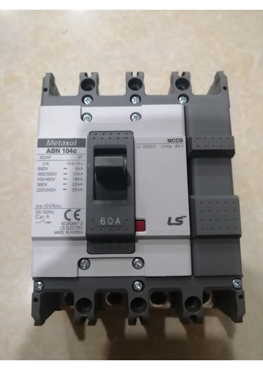 MCCB LS 4P 60A 22kA ( ABN104c )