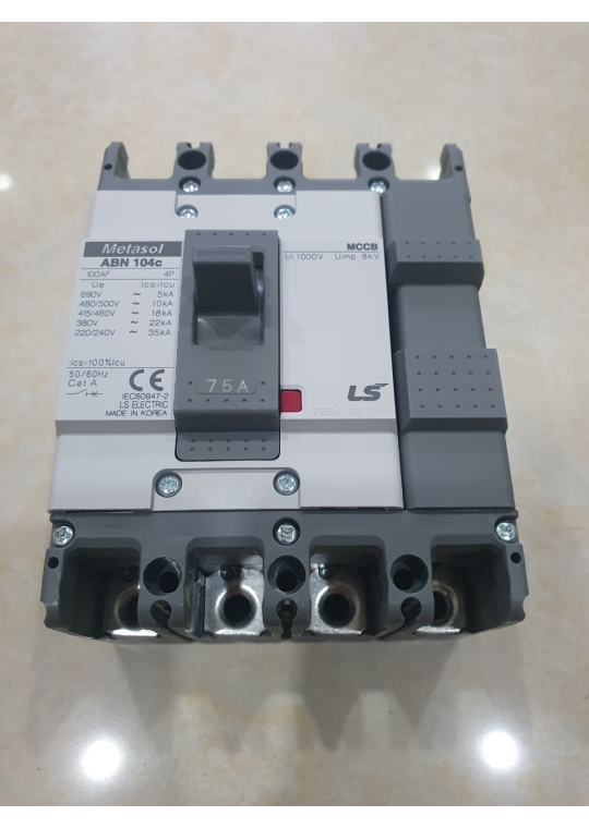 MCCB LS 4P 75A 22kA ( ABN104c )